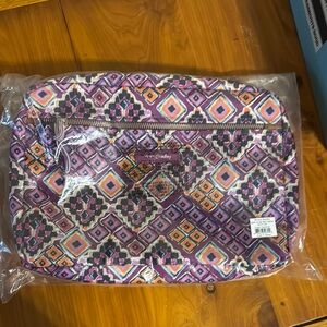 Vera Bradley Purple Geometric Laptop Sleeve / Dream Diamonds